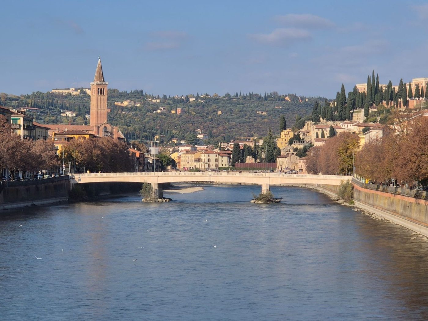 Verona, Rio Ádige e Castel San Pietro